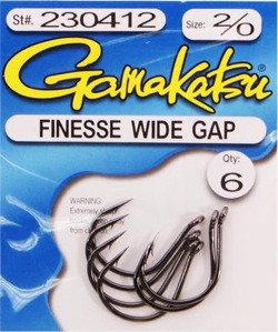 Gamakatsu Hooks Finese Wide Gap - Green Blue Outdoors